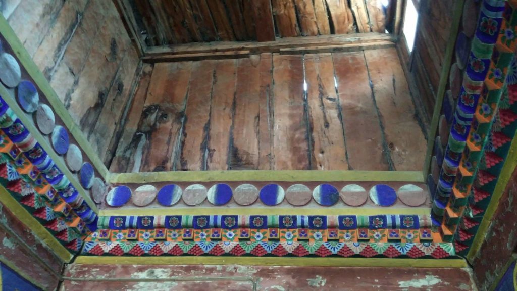 Inside Rangrik Tungma monastery