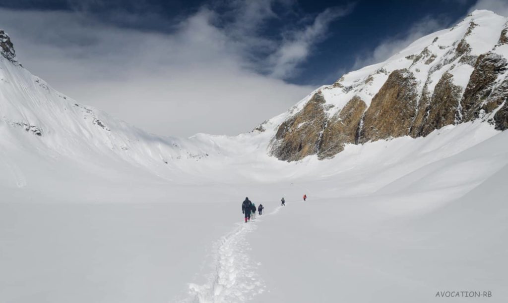 The traverse [Lamkhaga pass trek expedition 2015]