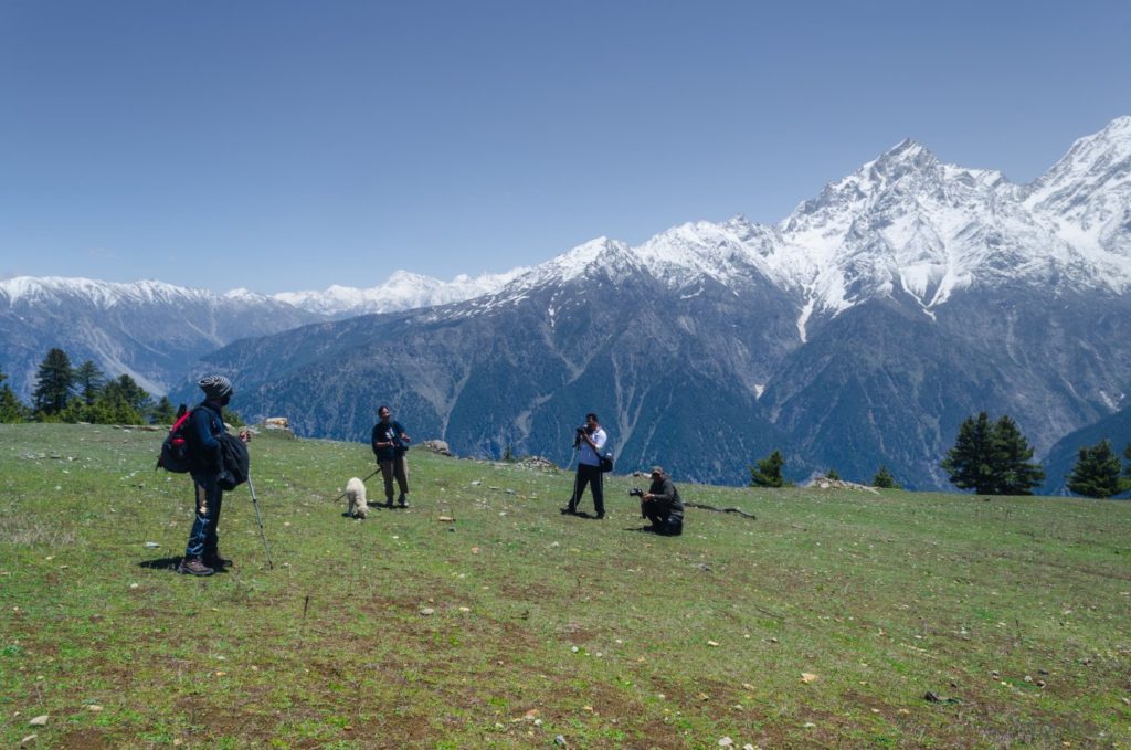 Chaka meadows , Kalpa [Lamkhaga pass trek expedition 2015]