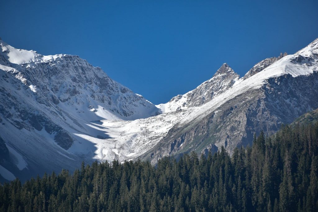 Buran pass when viewed from Sangla side