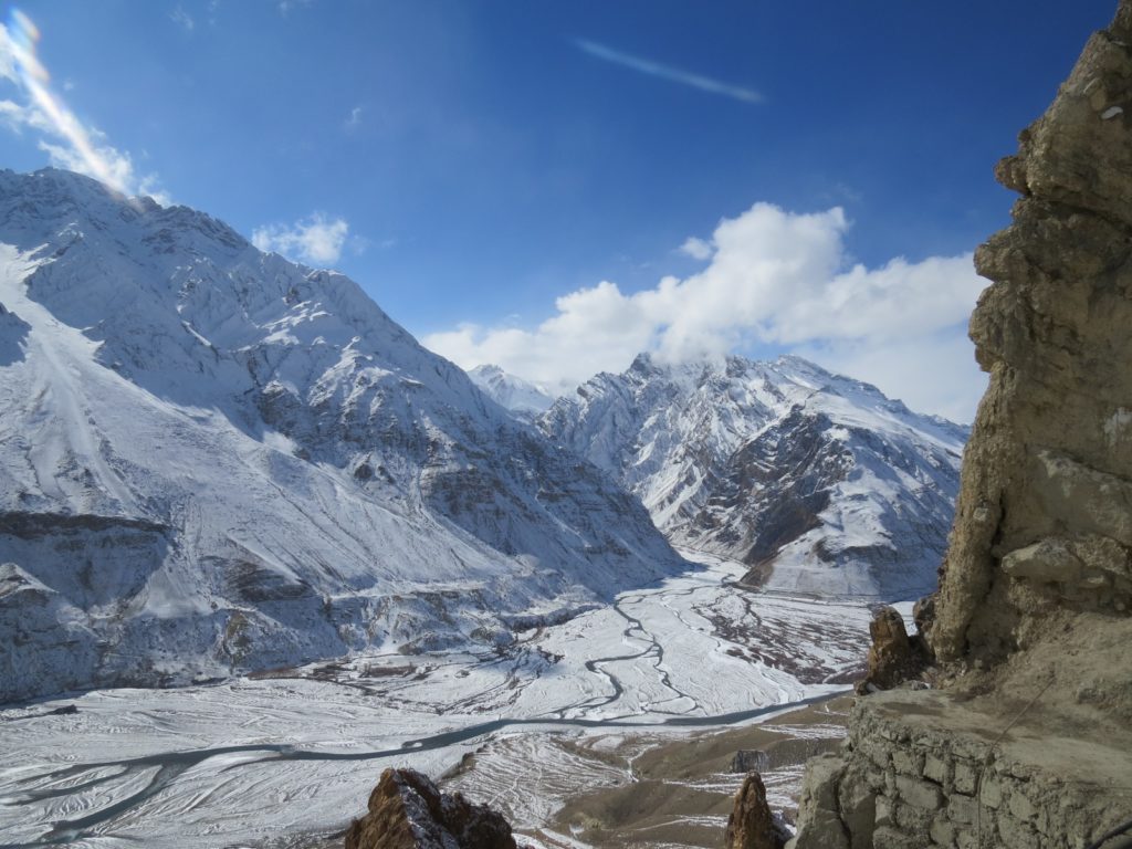 View from Dhankar monastery | Spiti snow leopard trail