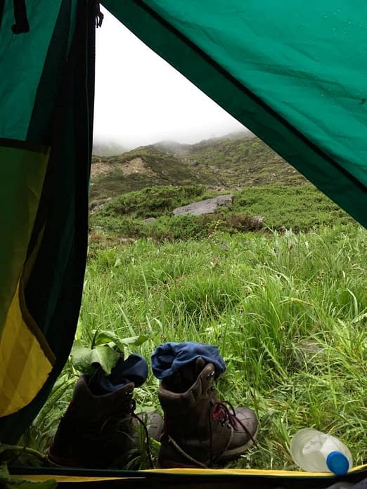 View from the Bhilangana campsite 