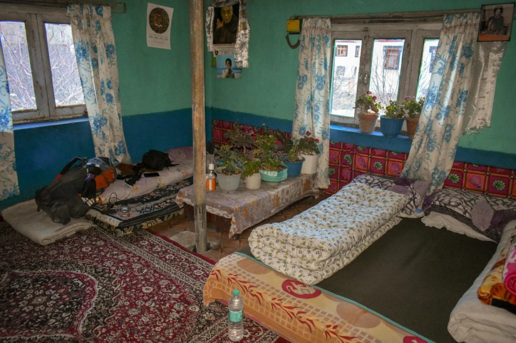 Inside Namkha homestay of Tabo