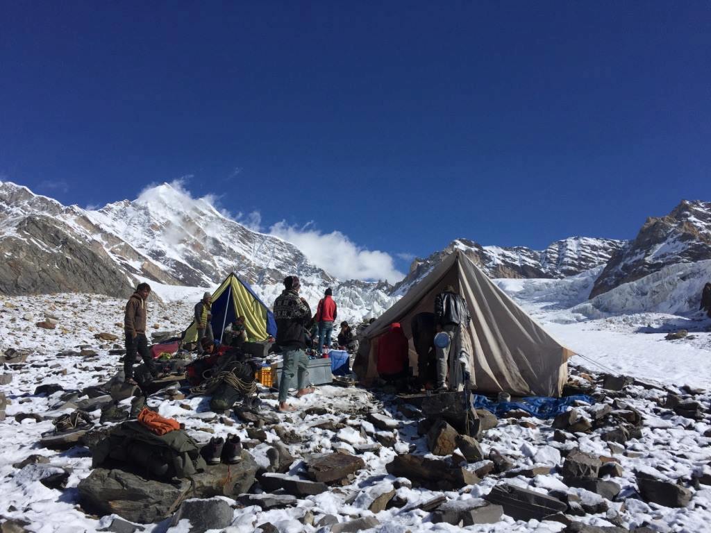 The day after Auden's Col on Khatling glacier