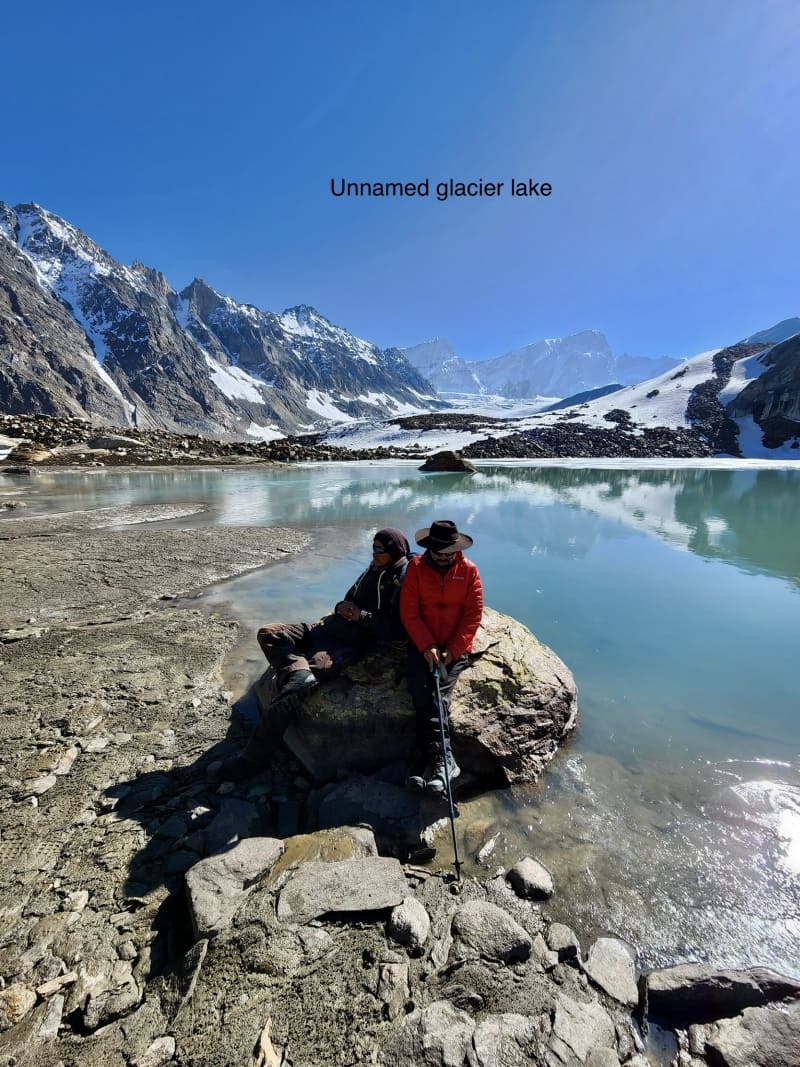 A glacial lake near Mayali