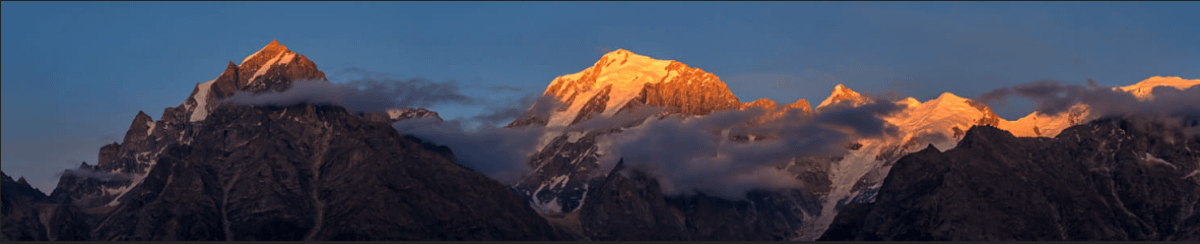 Prominent Peaks on Kinner Kailash massif of Kinnaur