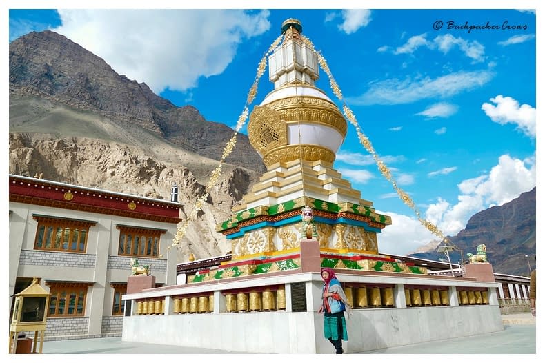 Kalchakra Stupa outside new Tabo monastery