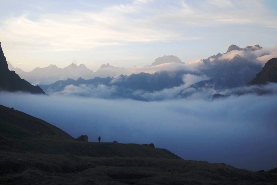 Cloud Carpet. Gangotri National Park. Uttrakhand[Three passes trek : Audens-Mayali-Patangini Dhar]