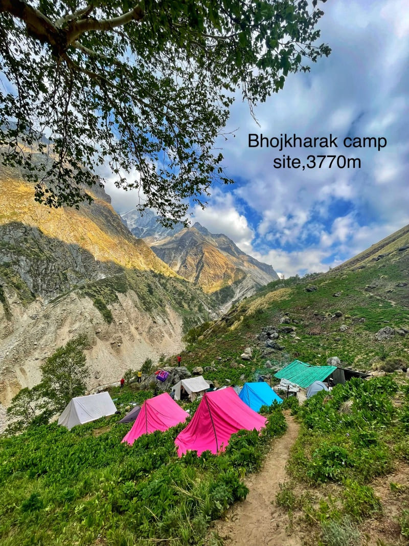 Bhojkharak campsite