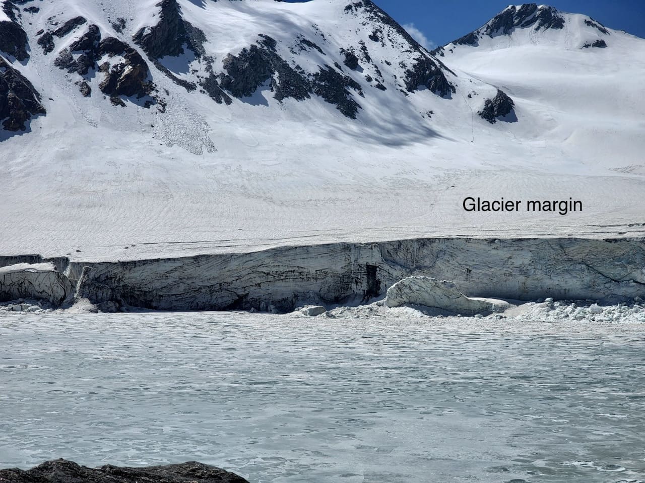 Glacier below Mayali pass