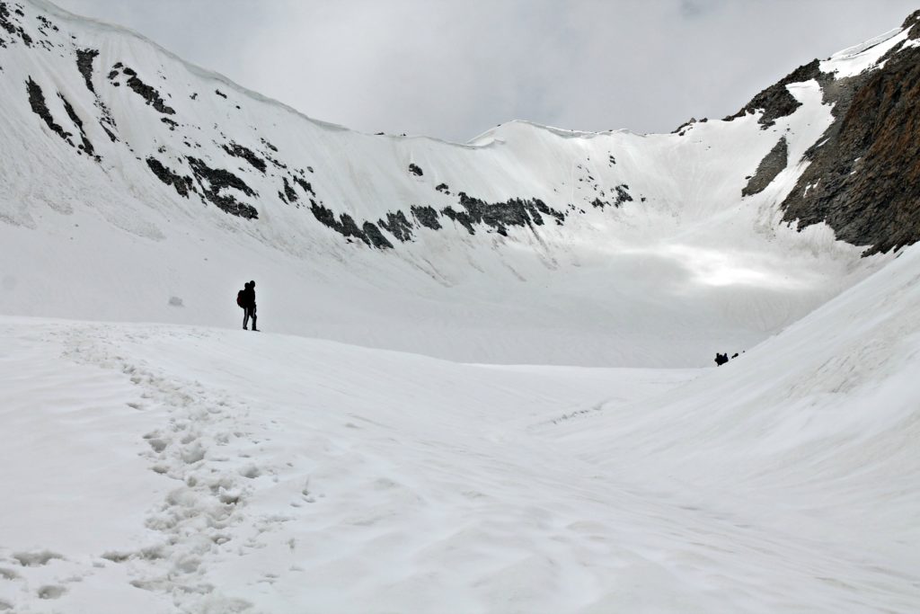 Baspa Glacier , Lamkhaga pass