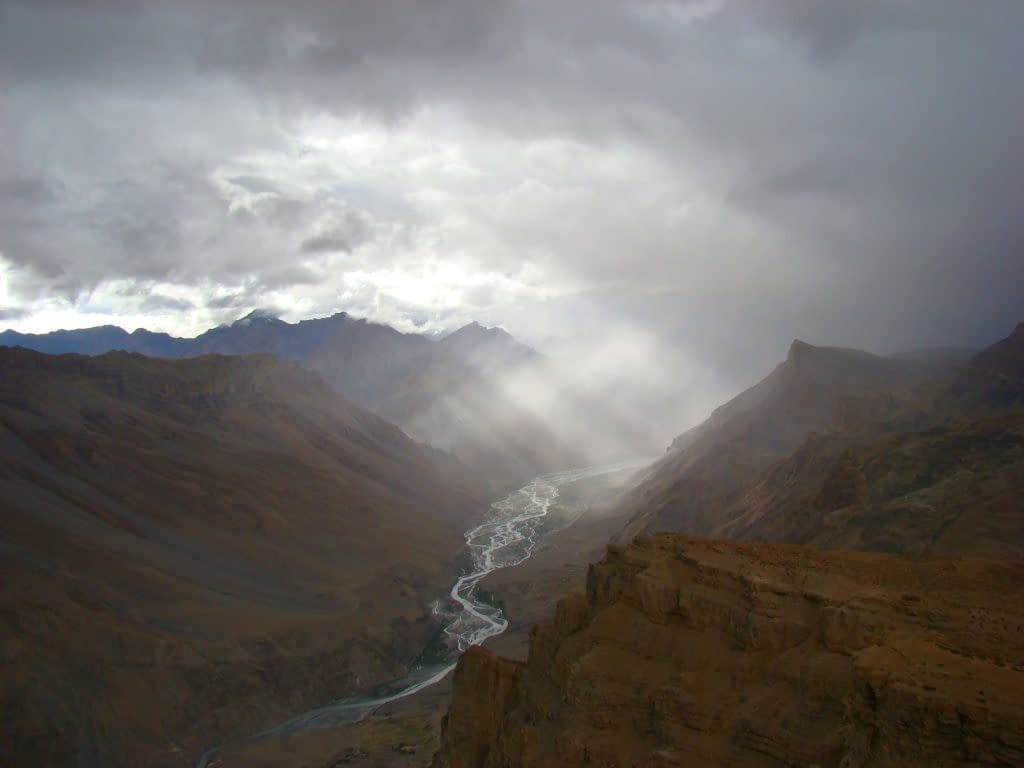 View from Palari (otherwise called Barali) Top Vantage point in Spiti valley