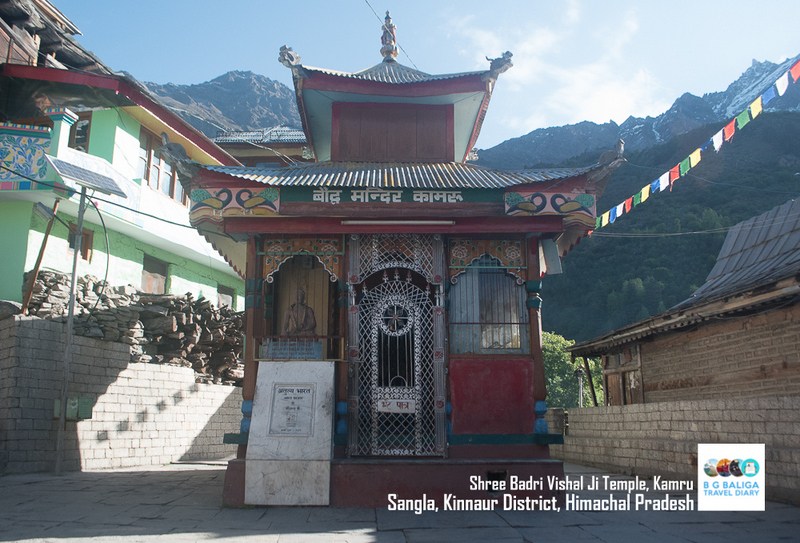 Kamru Boddhist temple, Baspa valley , Sangla , Kinnaur